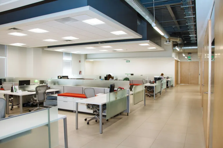 Modern commercial workplace interior